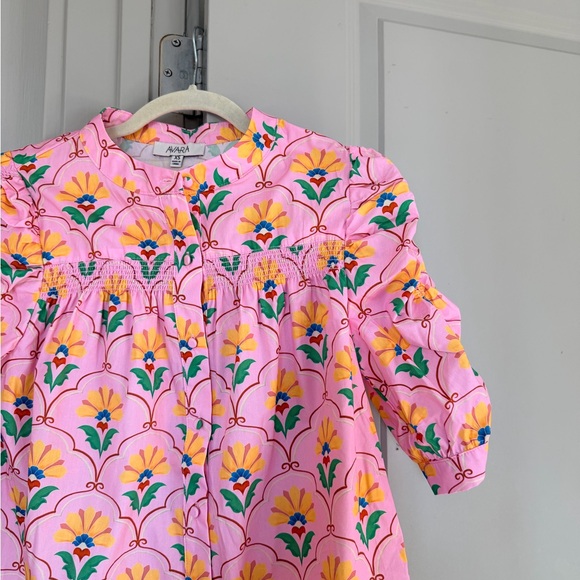 Avara Tops - Avara Maya Pink Multi Floral Top
